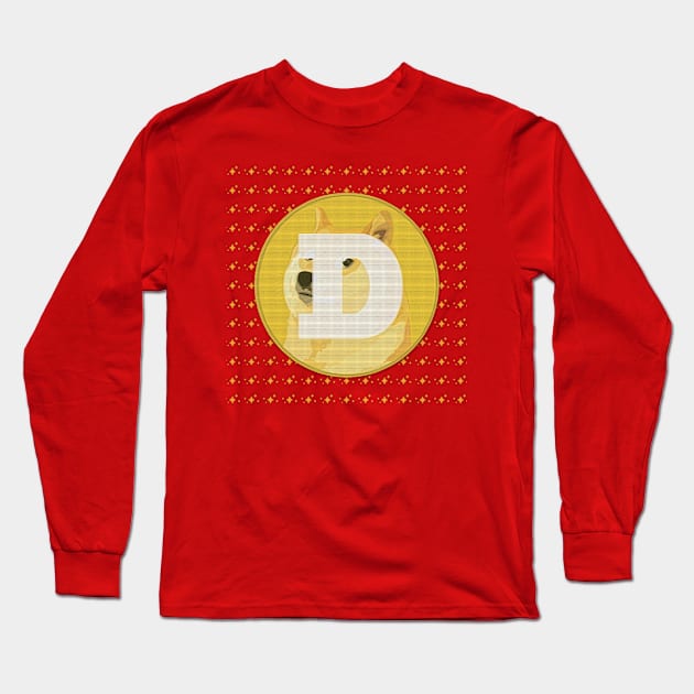 Doge. Hodl. Moon. Profit. Long Sleeve T-Shirt by NerdvanaNC